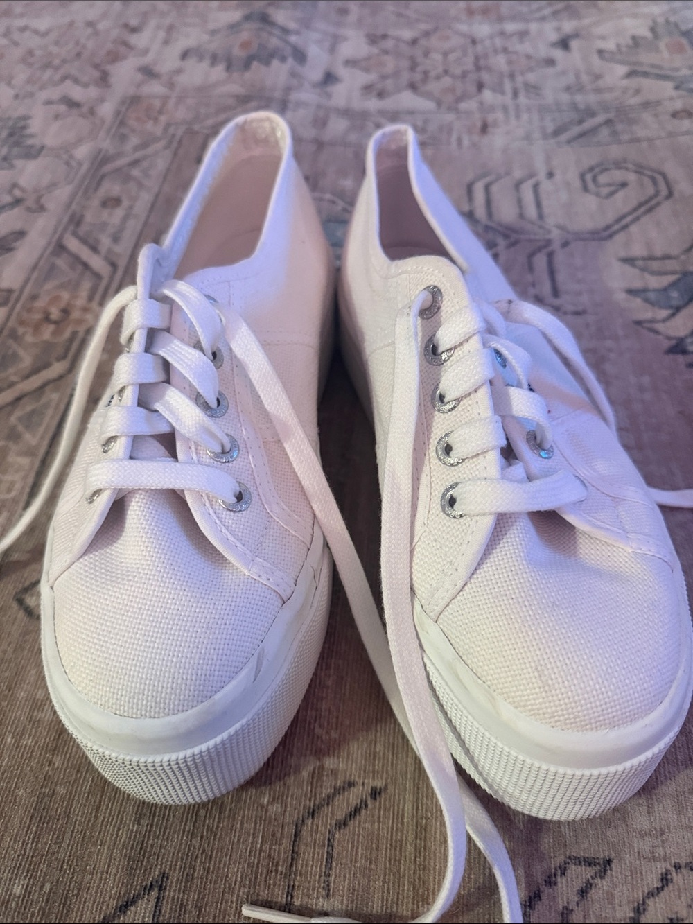 Superga Canvas Women's Lace-Up Sneakers - Great condition!